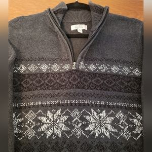 Croft & Barrow Quarter Zip Sweater